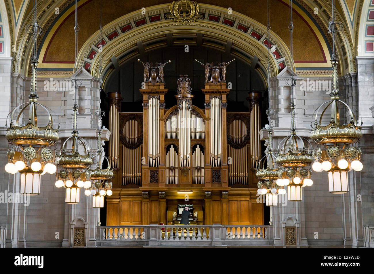 Vereinigtes Königreich, Schottland, Glasgow, Kelvingrove Art Gallery und Museum, eines der fünfzehn Museen für Kunst am meisten besuchten in Stockfoto