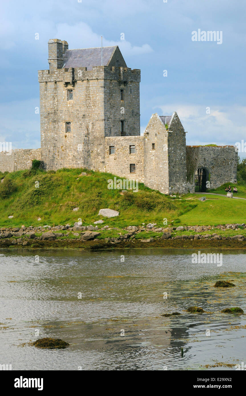 Irland, County Galway, Dungaire castle Stockfoto