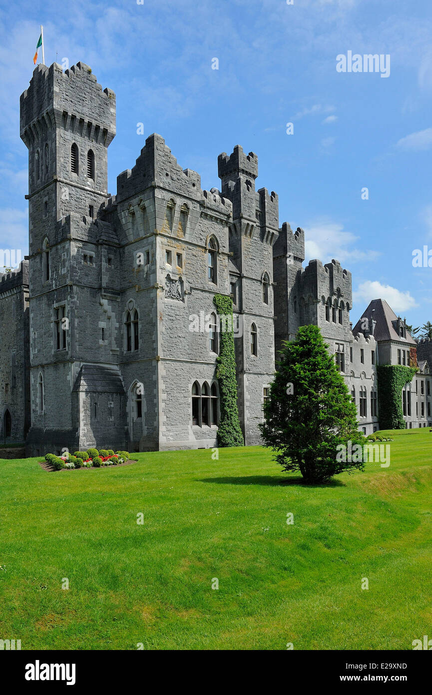 Irland, County Mayo, Cong, Ashford castle Stockfoto