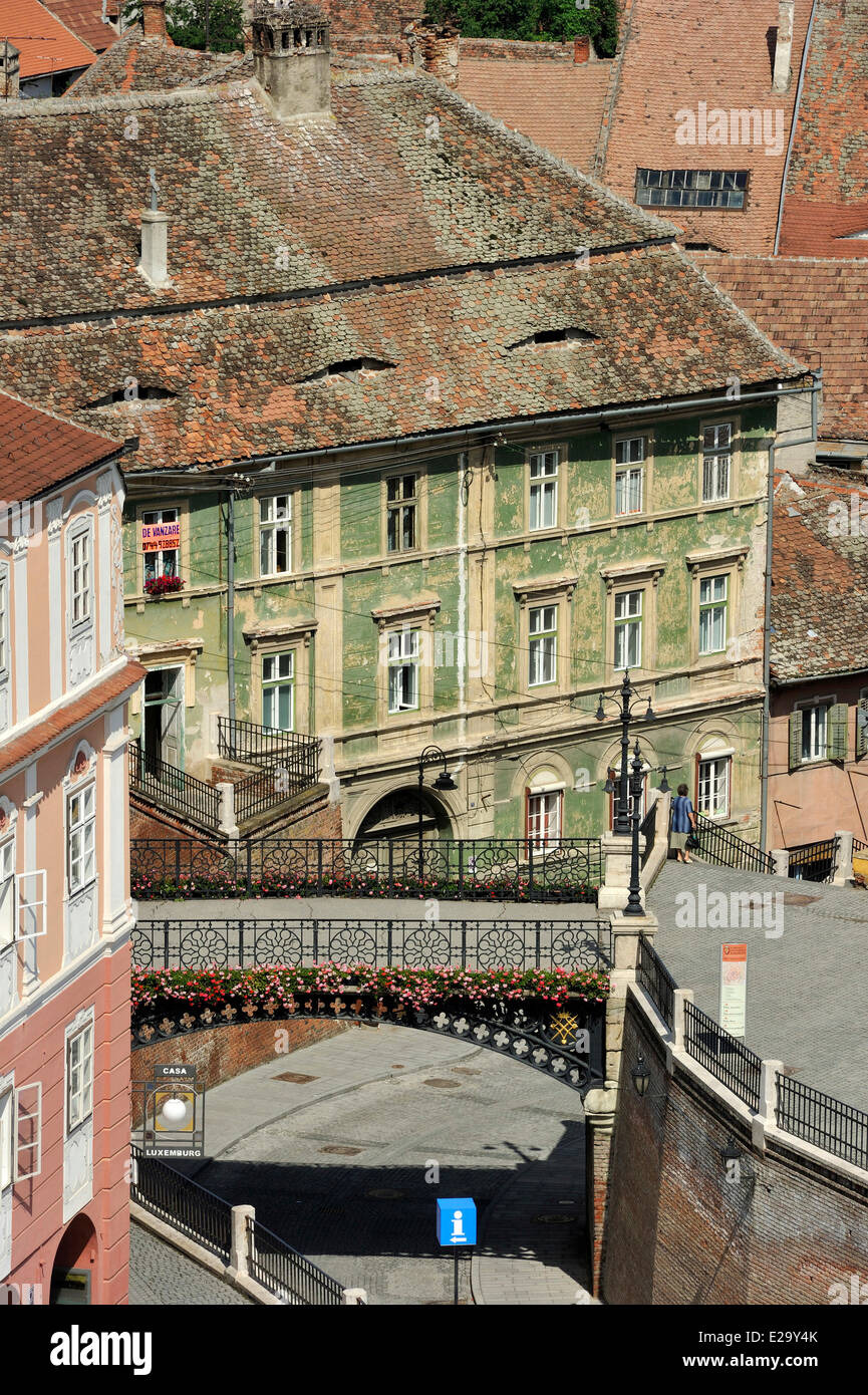 Rumänien, Siebenbürgen, Karpaten, Sibiu, Altstadt Stockfoto