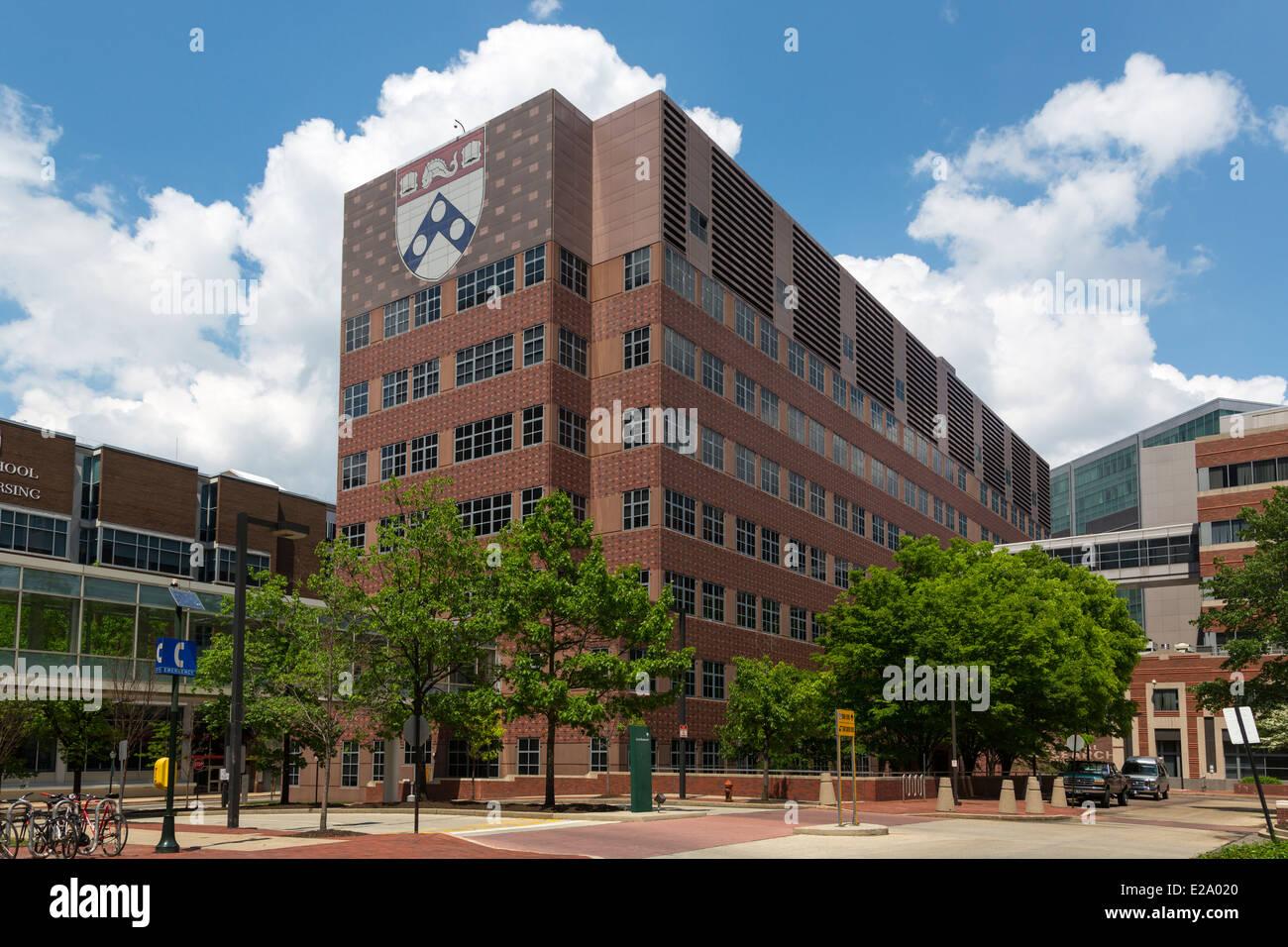 Klinische Forschung Gebäude, University of Pennsylvania, Philadelphia, USA Stockfoto