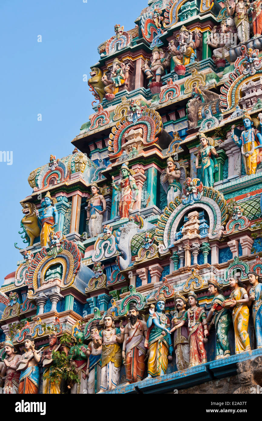 Indien, Tamil Nadu Zustand, Chidambaram, der Shiva NatarajaTempel