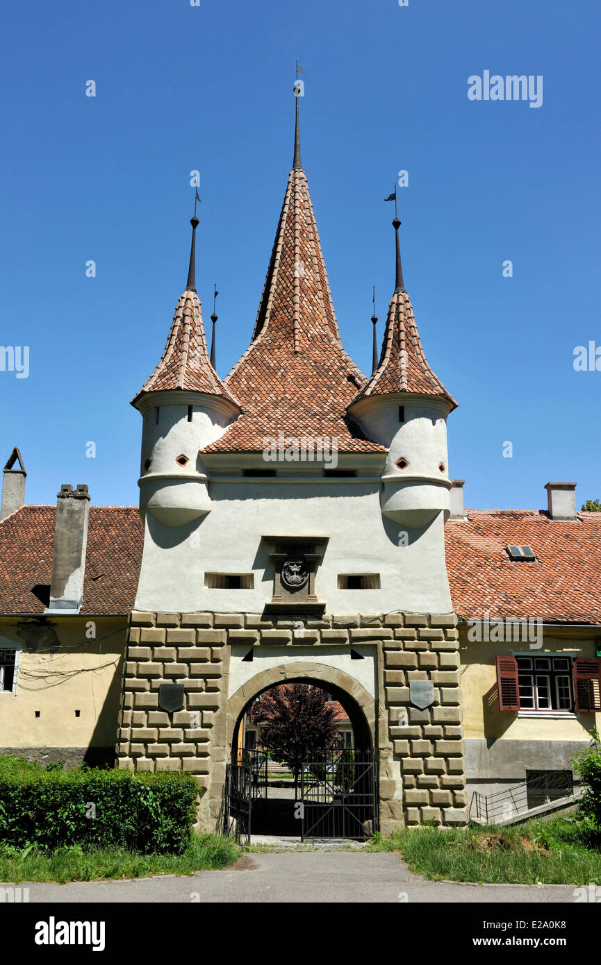 Brasov, Rumänien, Transsilvanien, Schei Bezirk, mittelalterlichen Stadtbefestigung Catherines Tor (Poarta Ecaternei) Stockfoto