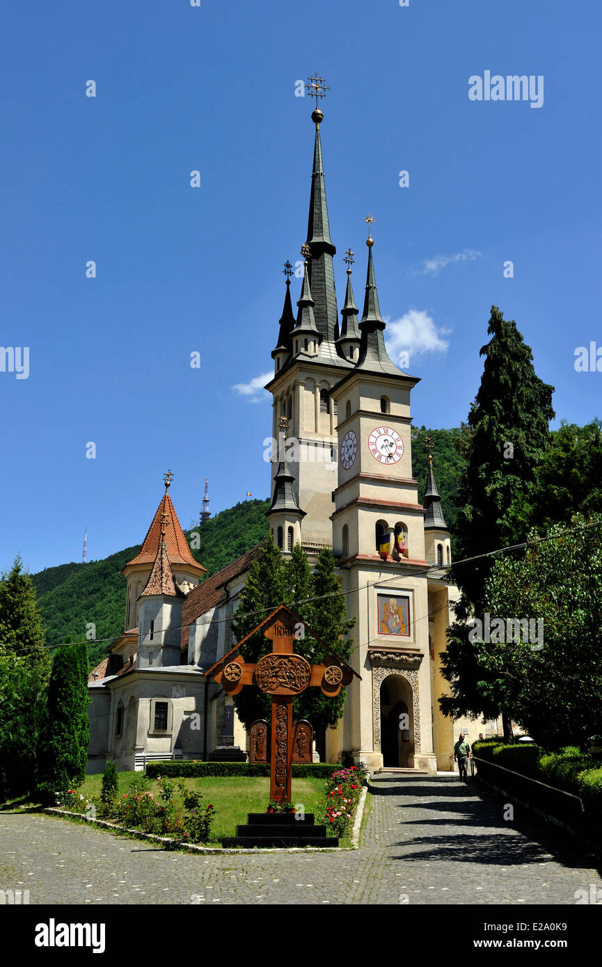 Brasov, Rumänien, Transsilvanien, Schei Bezirk, orthodoxe Kirche des St. Nicolae Stockfoto