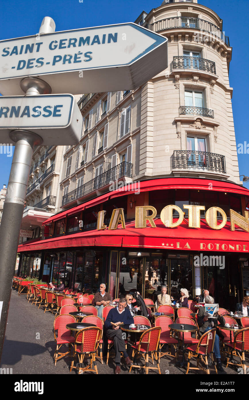 Frankreich, Paris, Großraums, das Café La Rotonde Stockfoto