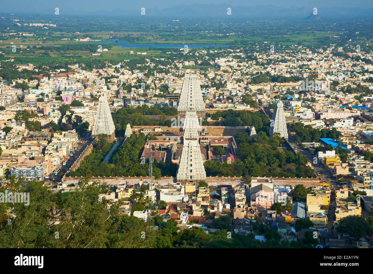 Indien, Tamil Nadu, Tiruvannamalai, Arunachaleswar Staatstempel Stockfoto