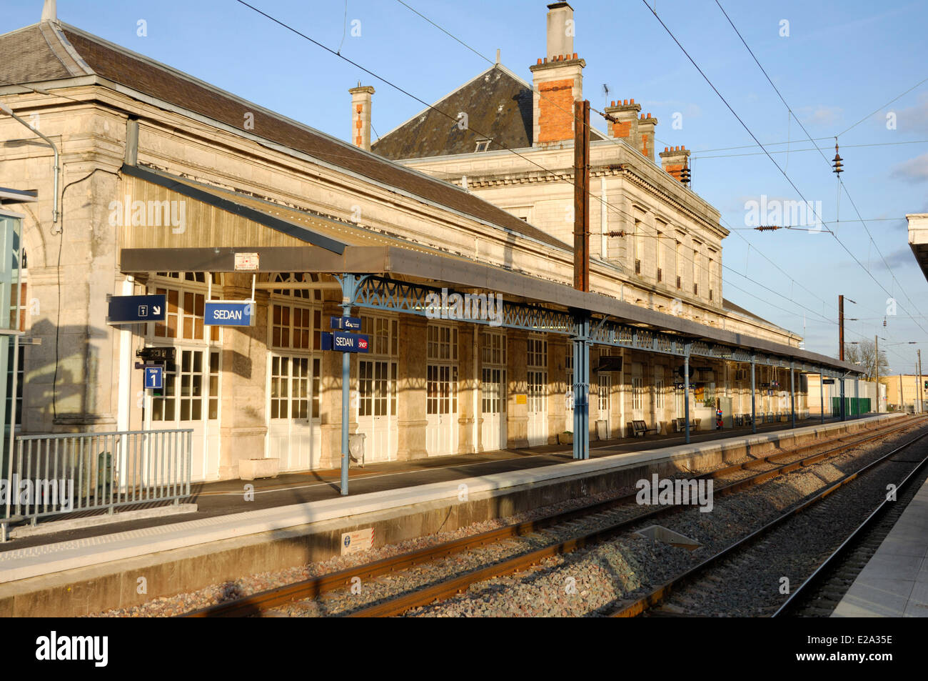 Frankreich, Ardennen, Limousine, Zug-Bahnhof (SNCF) Stockfoto