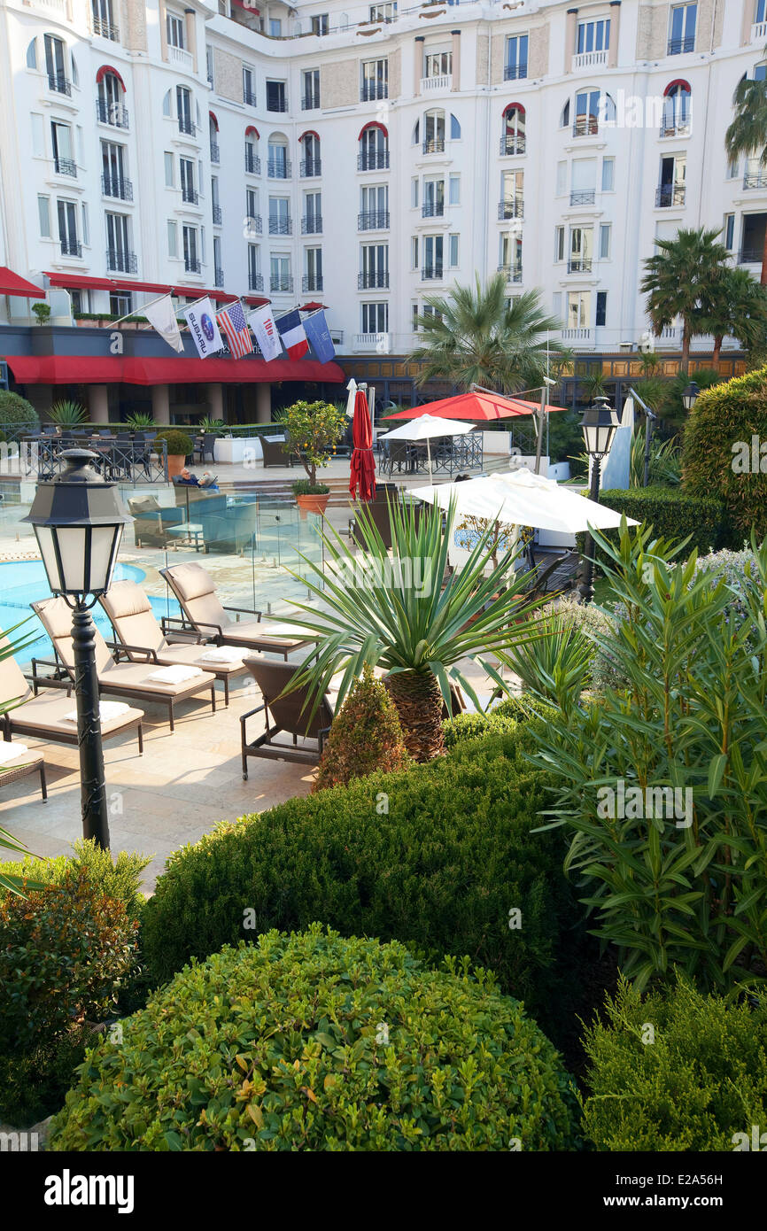 Frankreich, Alpes Maritimes, Cannes, Hotel Majestic, obligatorische Erwähnung Stockfoto