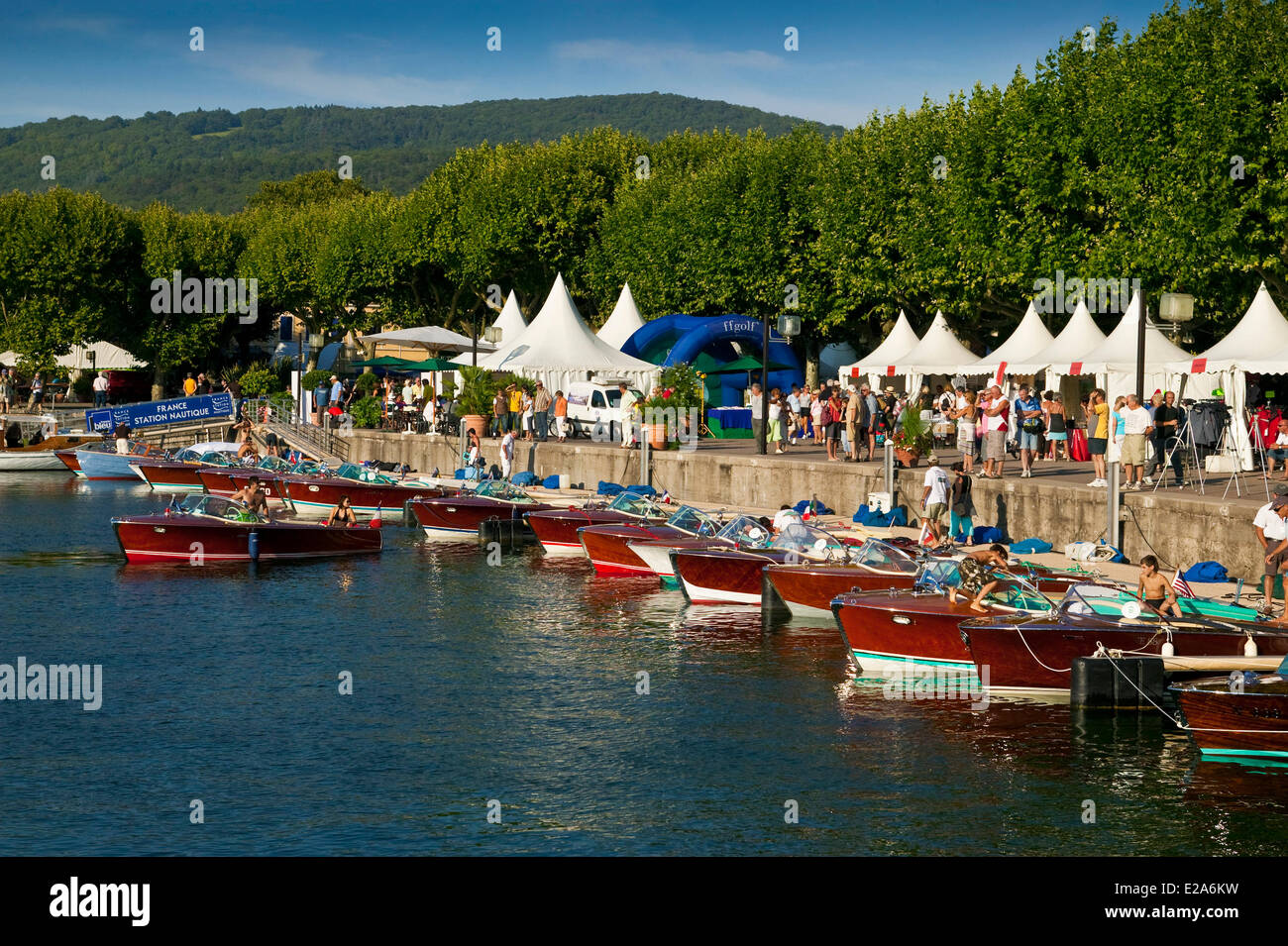 Frankreich, Savoyen, Aix-Les-Bains, Navig'Aix Sitzungen am Lac du Bourget (Bourget See) Stockfoto