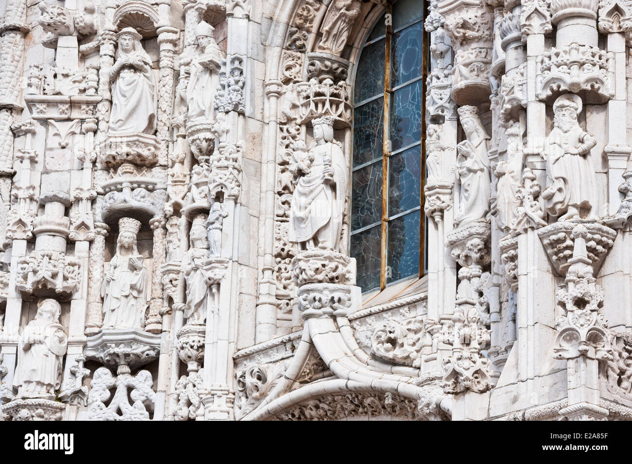 Portugal, Lissabon, Belem Viertel, das Hieronymuskloster Kloster (Mosteiro Dos Jeronimos), von der UNESCO als Welterbe gelistet Stockfoto