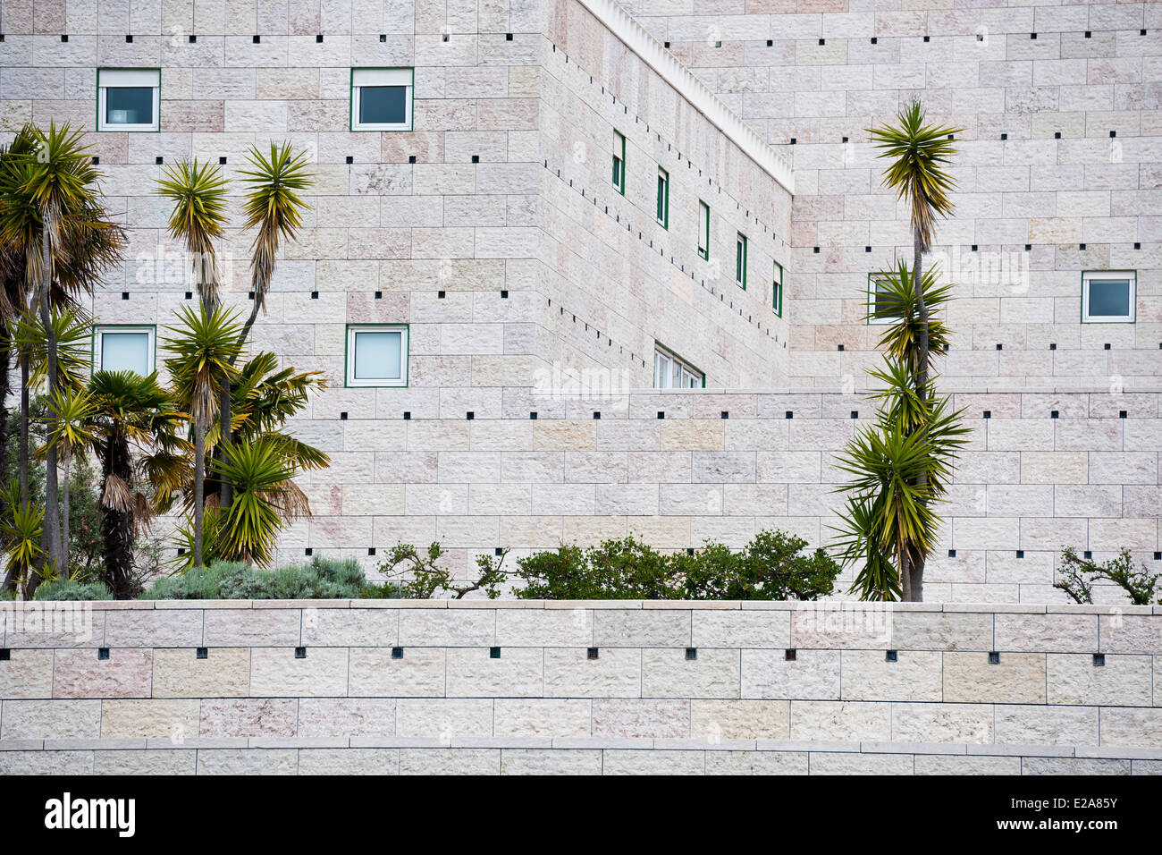 Portugal, Lissabon, Kulturzentrum Belem von Architekten Vittorio Gregotti und Manuel Salgado entlang des Tejo Stockfoto