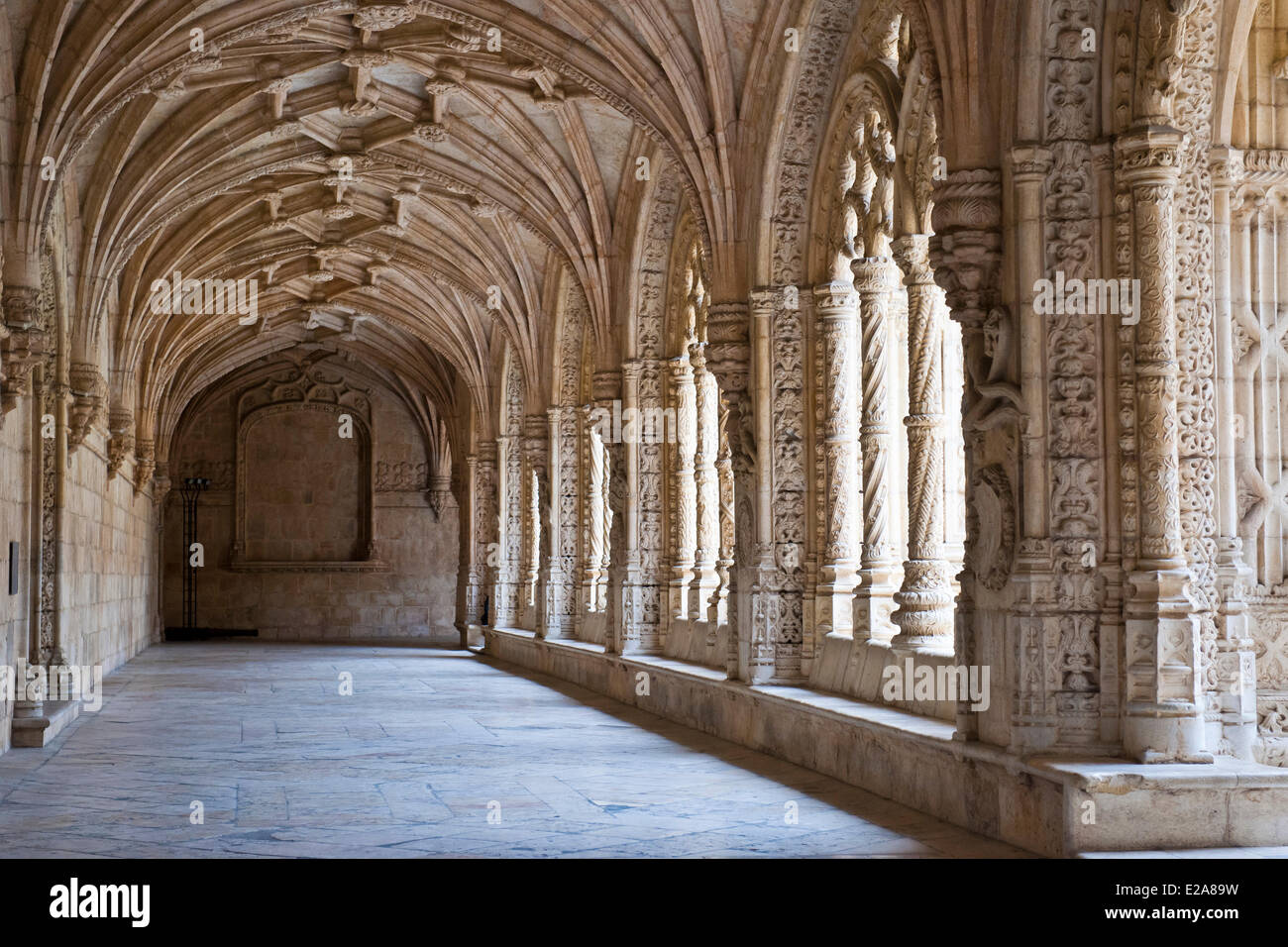 Portugal, Lissabon, Belem Viertel, Hieronymus-Kloster (Mosteiro Dos Jeronimos), Weltkulturerbe der UNESCO, die Stockfoto