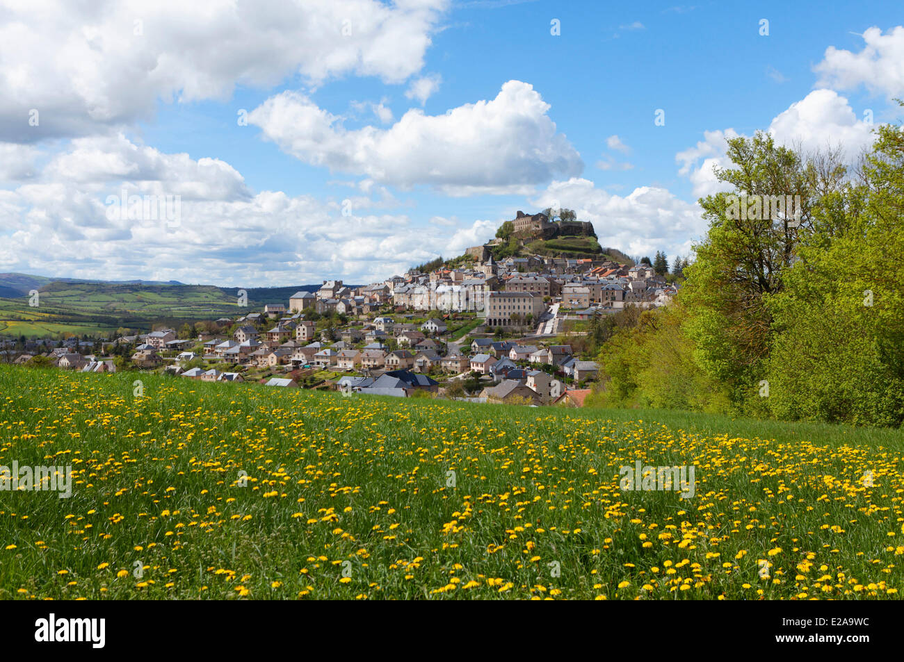 Frankreich, Aveyron, die Causses und Cevennen, mediterrane Agro pastorale Kulturlandschaft, als Weltkulturerbe durch Stockfoto