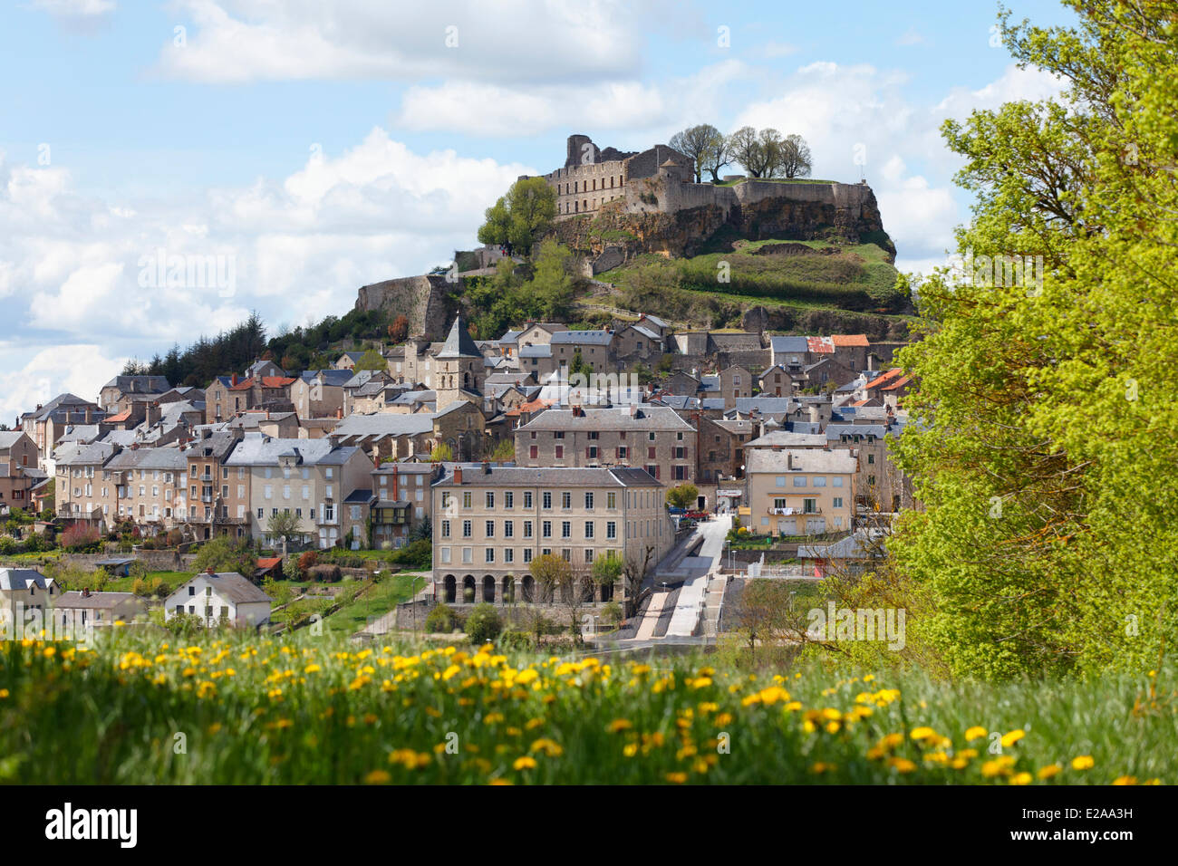 Frankreich, Aveyron, die Causses und Cevennen, mediterrane Agro pastorale Kulturlandschaft, als Weltkulturerbe durch Stockfoto