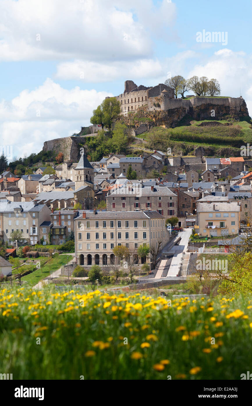 Frankreich, Aveyron, die Causses und Cevennen, mediterrane Agro pastorale Kulturlandschaft, als Weltkulturerbe durch Stockfoto