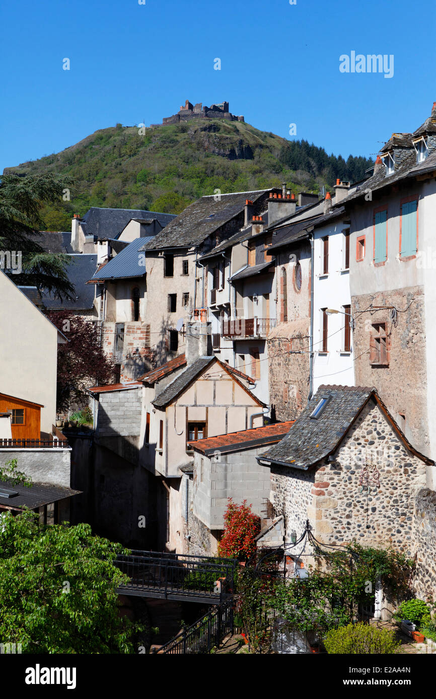 Frankreich, Aveyron, Lot-Tal, Estaing gekennzeichnet Les Plus Beaux Dörfer de France (schönste Dörfer Frankreichs), eine Stockfoto