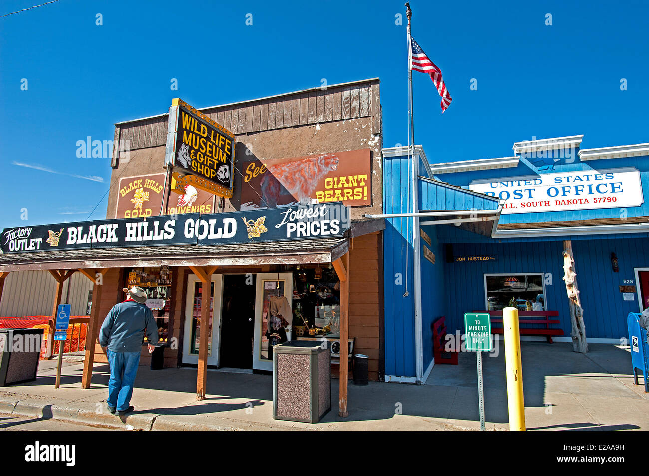 USA, South Dakota, Wand, Wild Life Museum (Black Hills Gold) Stockfoto