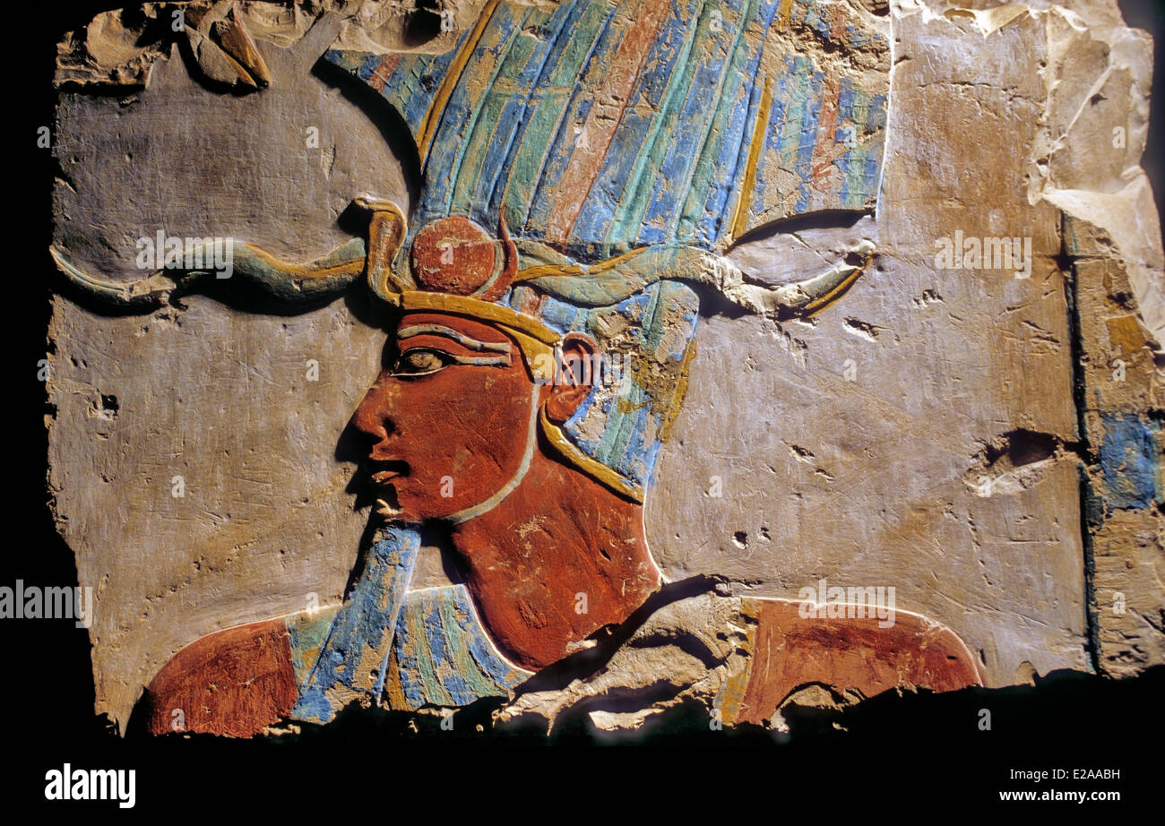 Ägypten, Luxor-Tempel, Luxor, Oberägypten, Niltal aufgeführt als Weltkulturerbe der UNESCO, der Tempel von Ramses II Stockfoto