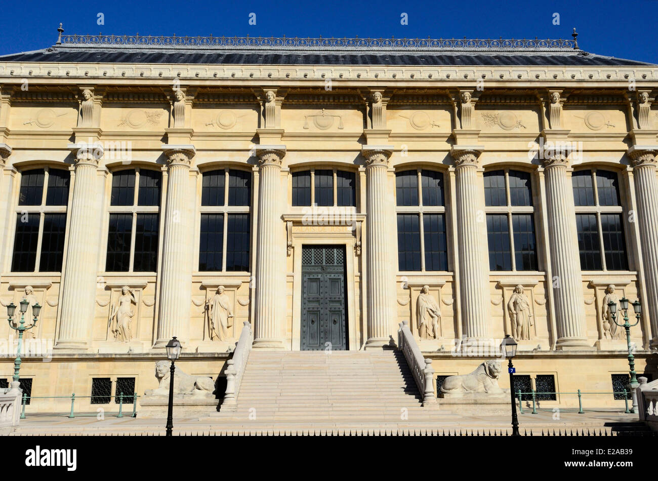 Frankreich, Paris, law Courts Rückseite in der Ile De La Cite Stockfoto