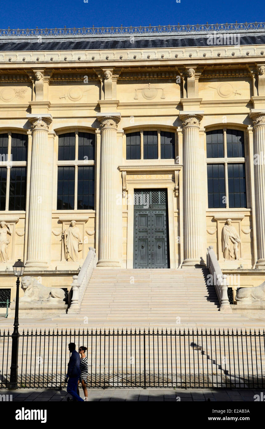 Frankreich, Paris, law Courts Rückseite in der Ile De La Cite Stockfoto