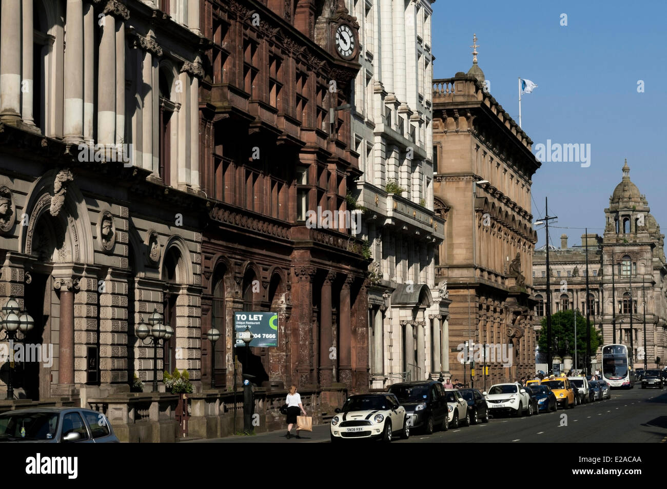 Großbritannien, Schottland, Glasgow, zentralen Bezirk der Merchant City Stockfoto