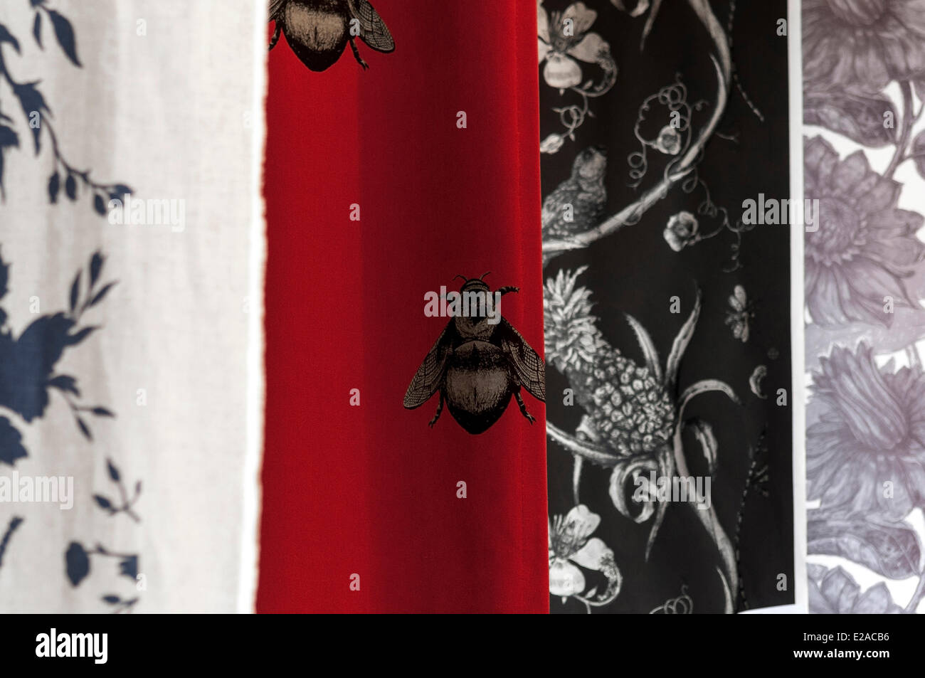 Großbritannien, Schottland, Glasgow, beliebte Viertel der Hillhead im East End, furchtsam Viecher Schöpfer von Tapeten und Stockfoto