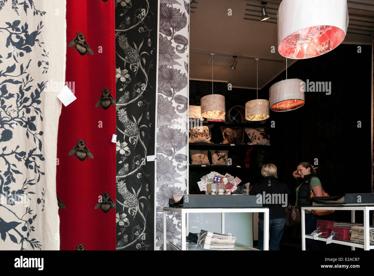 Großbritannien, Schottland, Glasgow, beliebte Viertel der Hillhead im East End, furchtsam Viecher Schöpfer von Tapeten und Stockfoto