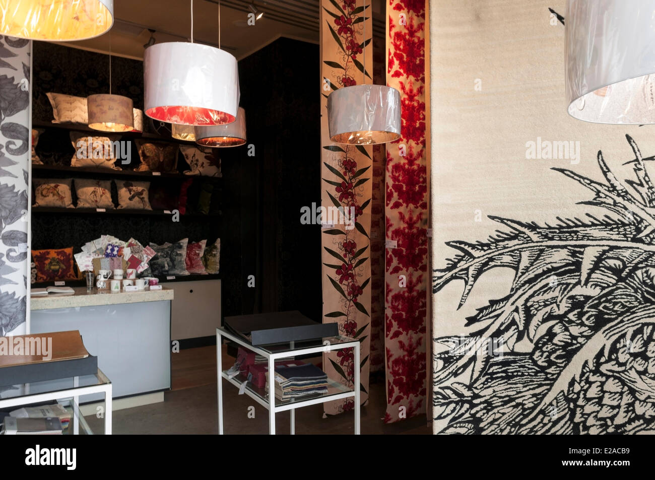 Großbritannien, Schottland, Glasgow, beliebte Viertel der Hillhead im East End, furchtsam Viecher Schöpfer von Tapeten und Stockfoto