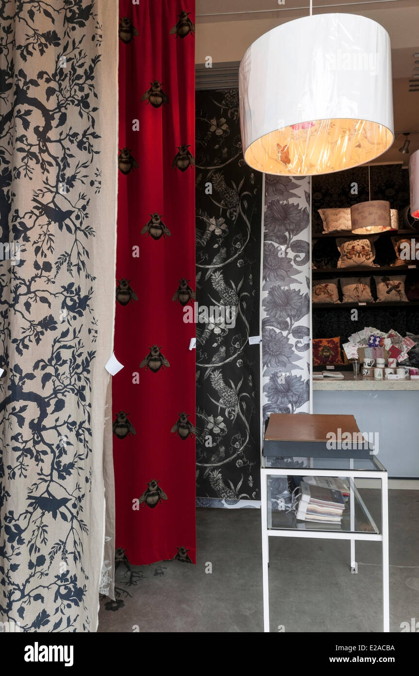 Großbritannien, Schottland, Glasgow, beliebte Viertel der Hillhead im East End, furchtsam Viecher Schöpfer von Tapeten und Stockfoto