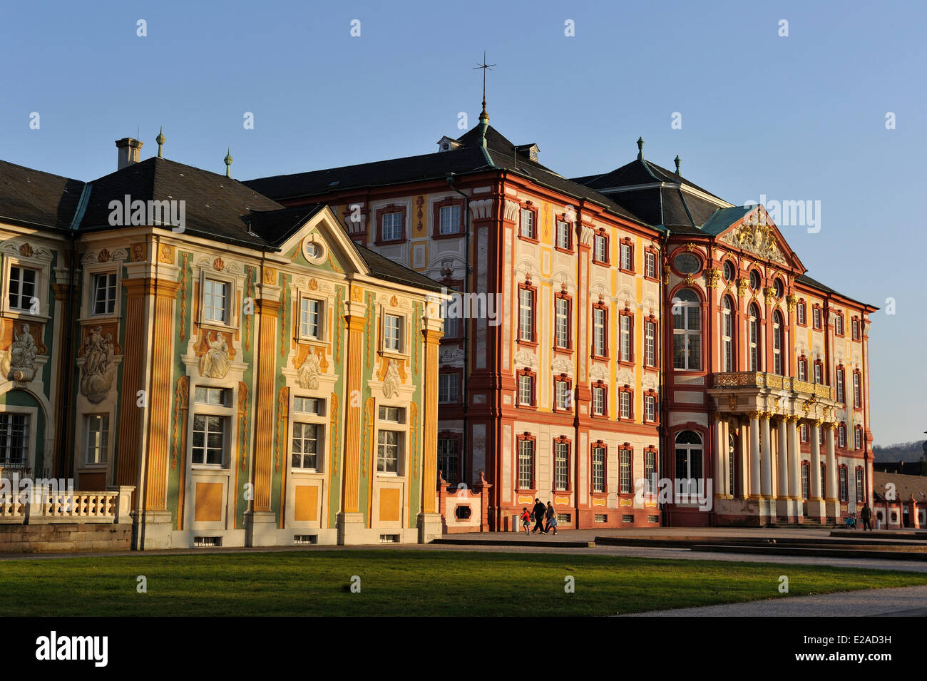 Deutschland, Baden-Württemberg, Kraichgau, Bruchsal, Barockschloss Stockfoto