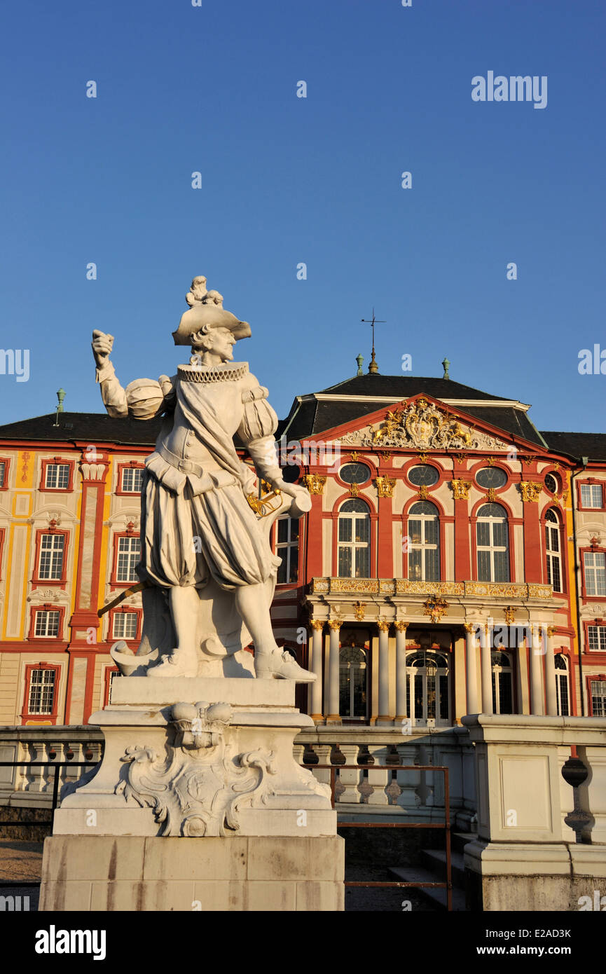 Deutschland, Baden-Württemberg, Kraichgau, Bruchsal, Barockschloss Stockfoto