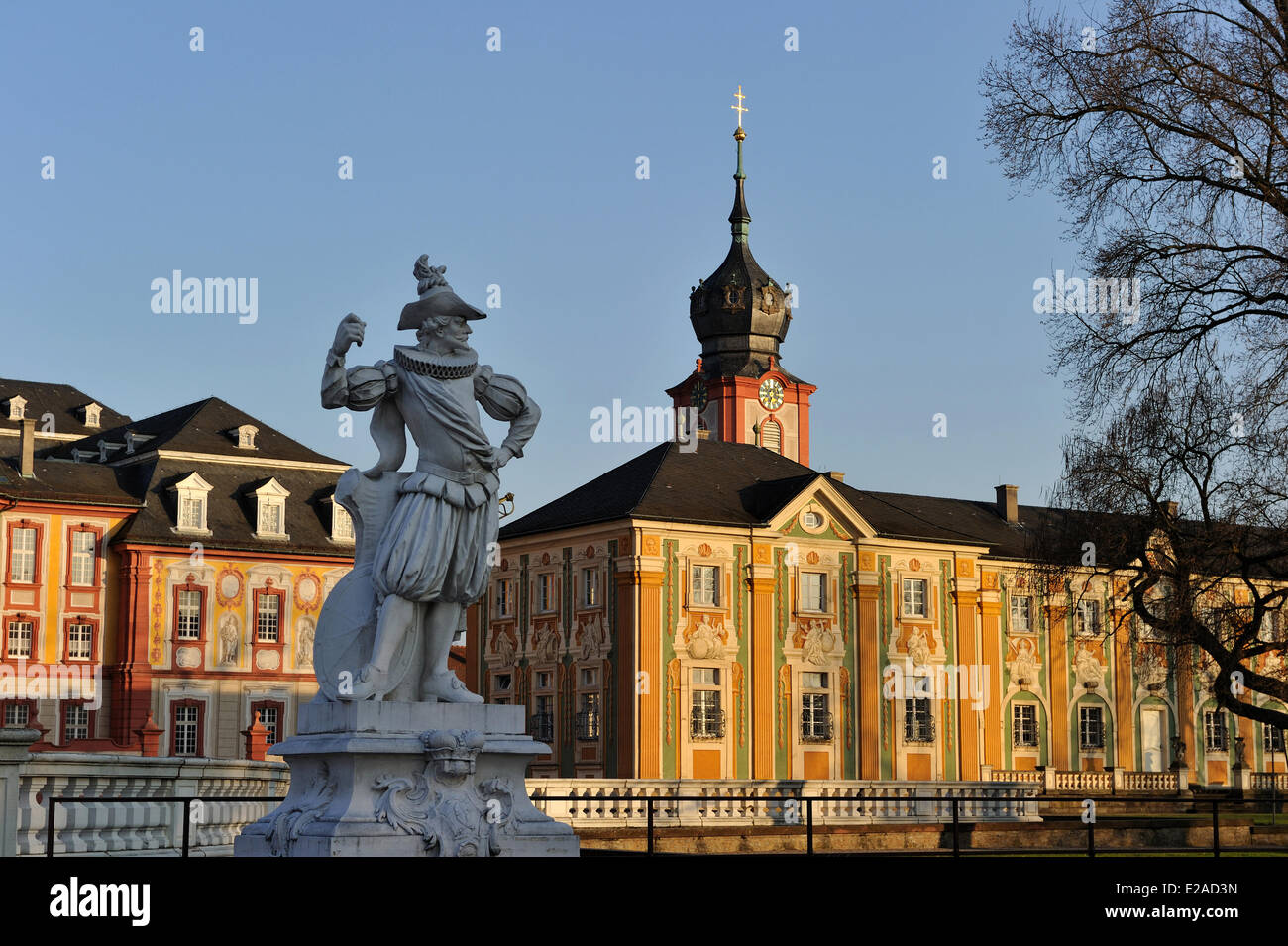 Deutschland, Baden-Württemberg, Kraichgau, Bruchsal, Barockschloss Stockfoto