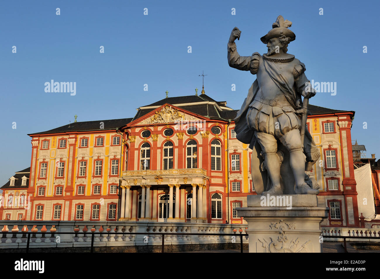 Deutschland, Baden-Württemberg, Kraichgau, Bruchsal, Barockschloss Stockfoto