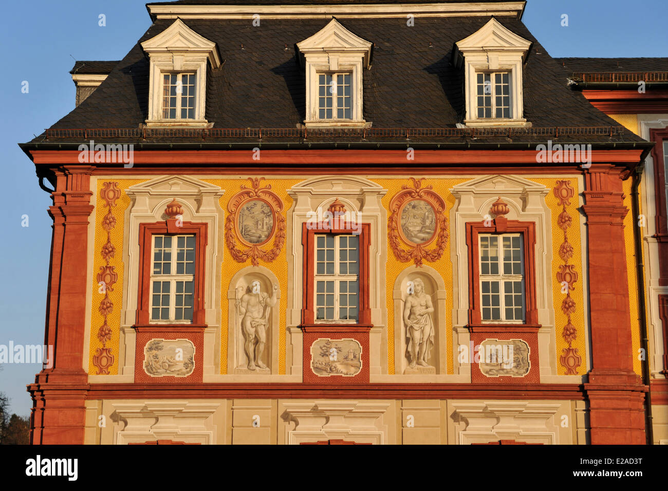 Deutschland, Baden-Württemberg, Kraichgau, Bruchsal, Barockschloss Stockfoto