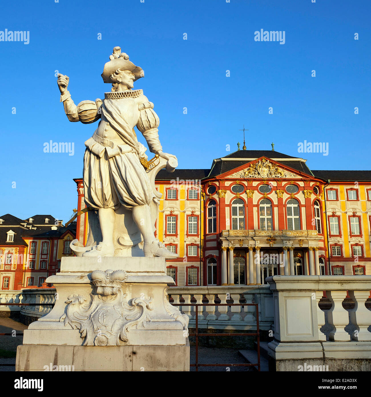 Deutschland, Baden-Württemberg, Kraichgau, Bruchsal, Barockschloss Stockfoto