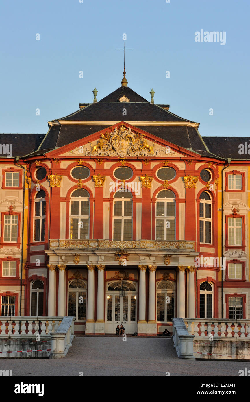 Deutschland, Baden-Württemberg, Kraichgau, Bruchsal, Barockschloss Stockfoto