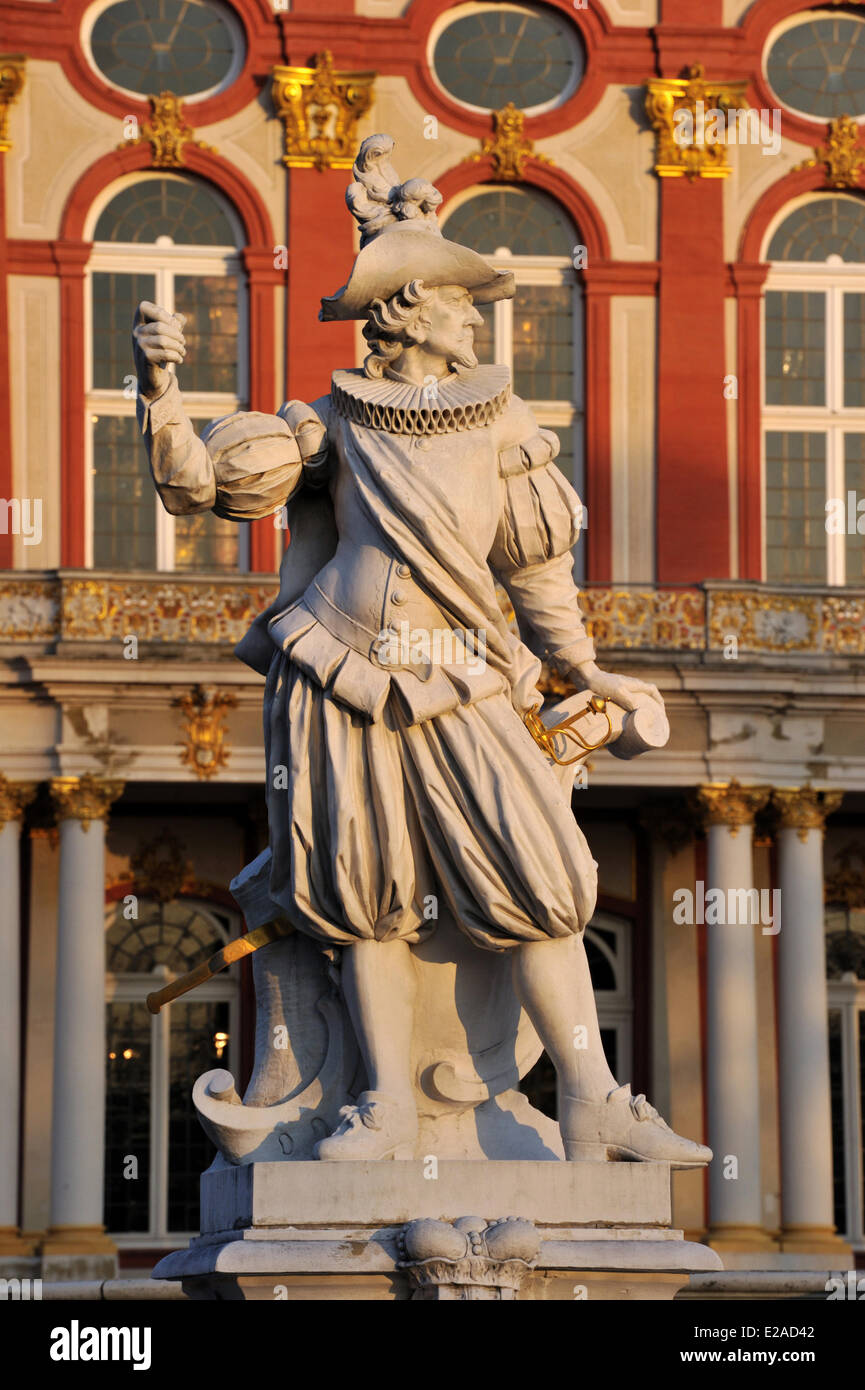 Deutschland, Baden-Württemberg, Kraichgau, Bruchsal, Barockschloss Stockfoto