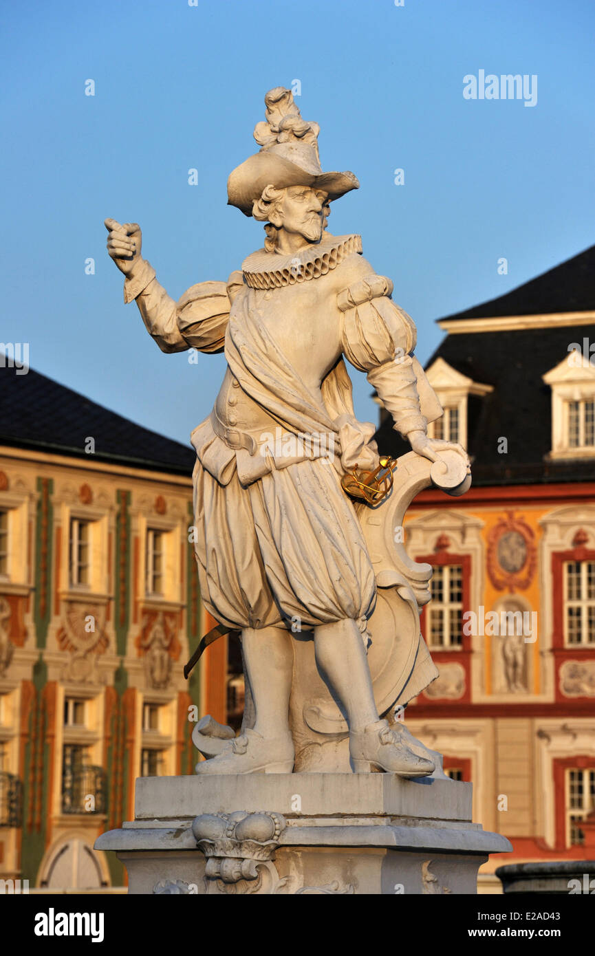 Deutschland, Baden-Württemberg, Kraichgau, Bruchsal, Barockschloss Stockfoto