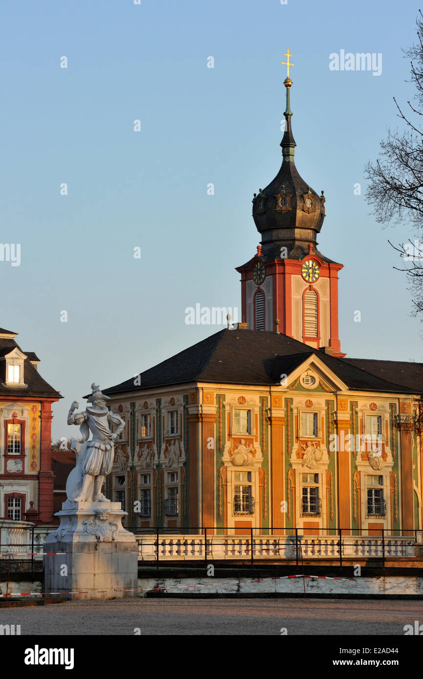 Deutschland, Baden-Württemberg, Kraichgau, Bruchsal, Barockschloss Stockfoto
