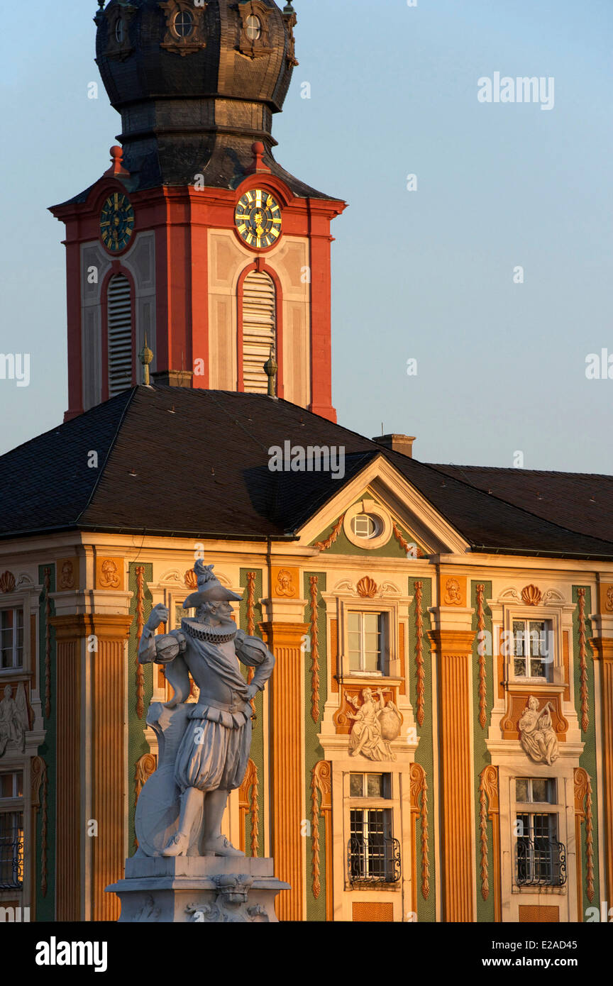 Deutschland, Baden-Württemberg, Kraichgau, Bruchsal, Barockschloss Stockfoto