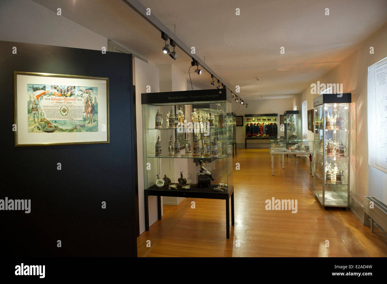 Deutschland, Baden-Württemberg, Schwarzwald, Rastatt, Rastatt Schloss, Museum der Militärgeschichte Stockfoto