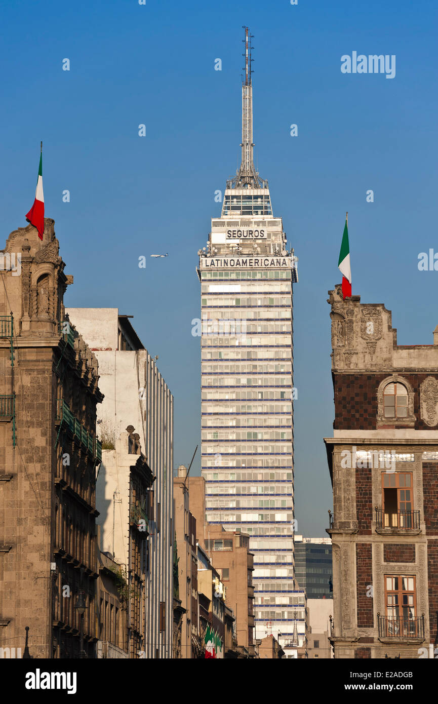 Mexico, Distrito Federal, Mexiko-Stadt, der Latin-American Tower Stockfoto