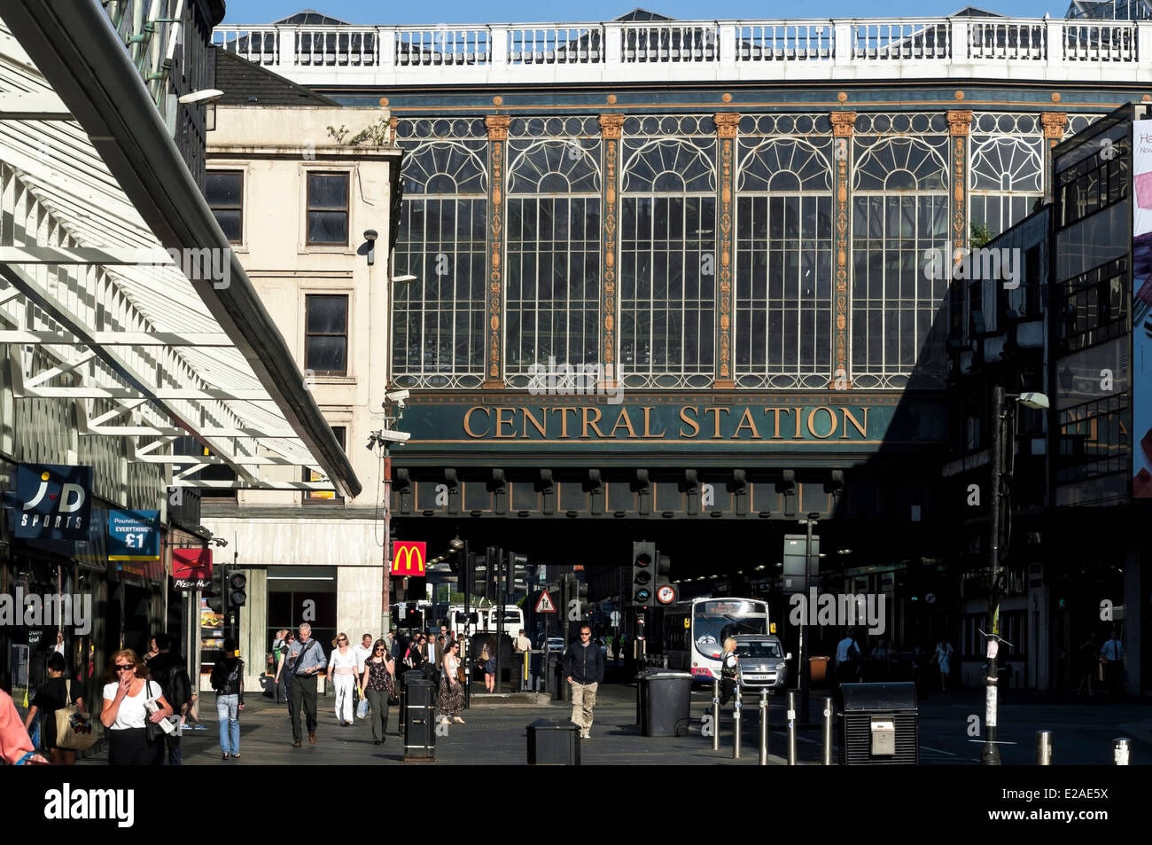 Großbritannien, Schottland, Glasgow, Hauptbahnhof Stockfoto