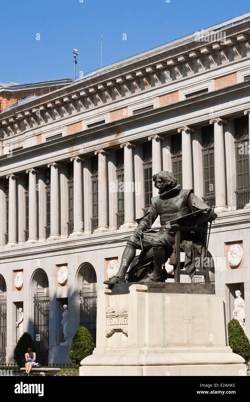 Spanien, Madrid, Museo del Prado im Jahre 1819 eröffnet und befindet sich in der Architekt Juan de Villanueva Gebäude, spanische Pinter Diego Stockfoto