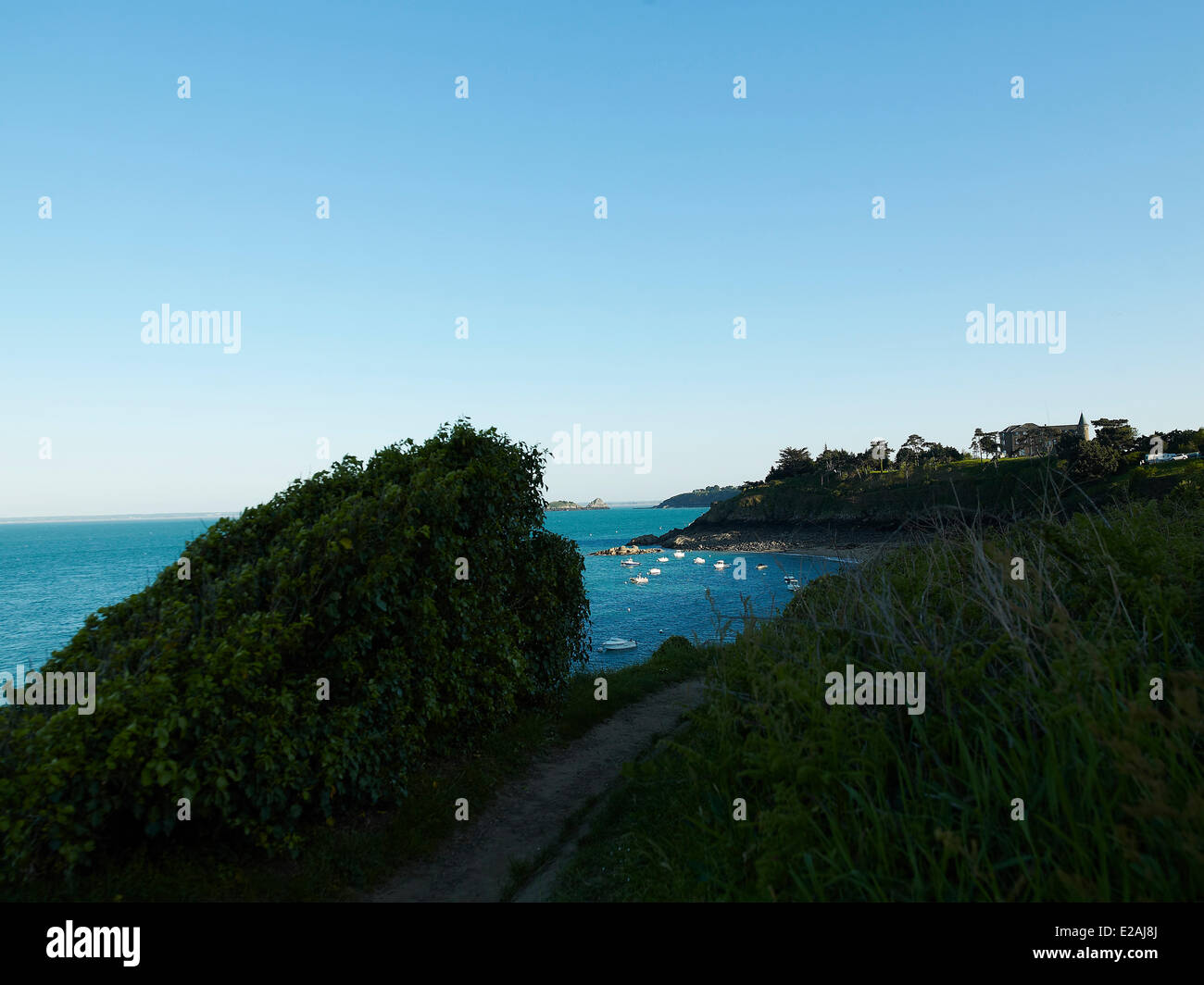 Frankreich, Bretagne, feature: die rassige Bretagne Olivier Roellinger, Chemin des Douaniers Stockfoto