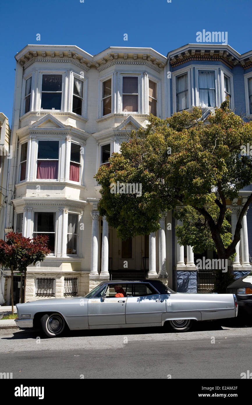 USA, California, San Francisco, Clayton Street, Cadillac Stockfoto