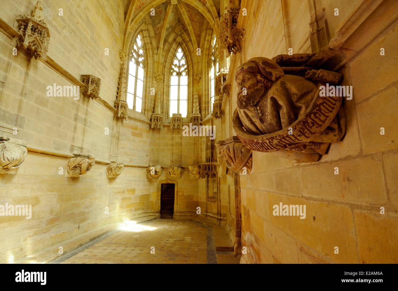 Frankreich, Saone et Loire, Maconnais, Cluny, Cluny Abtei, Bourbon-Kapelle Stockfoto