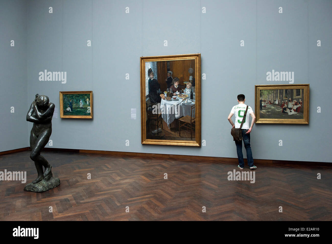 Deutschland, Hessen, Frankfurt am Main, Städel Museum (Stadelisches Kustinstitut), Claude Monet, das Mittagessen, 1868 Stockfoto