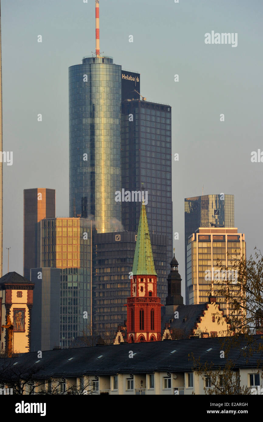 Deutschland, Hessen, Frankfurt am Main, Main Tower Stockfoto