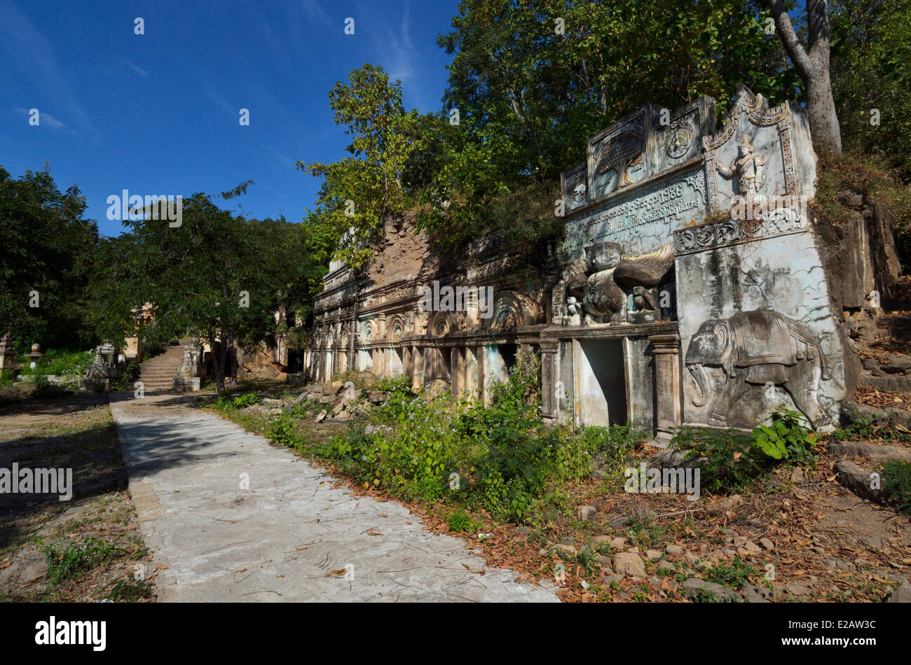 Myanmar (Burma), Sagaing Division, Monywa, Po Win Daung Höhlen, Troglodytics Tempel datiert 14 th. Jahrhundert Stockfoto
